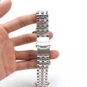 TechnoGuru ​​​Apple Watch 7 41mm Şeritli Katlamalı Metal Kordon KRD54 thumbnail 3