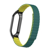 TechnoGuru Xiaomi Mi Band 7 Kordon Mıknatıslı Pu Deri Şık KRD69 thumbnail 3