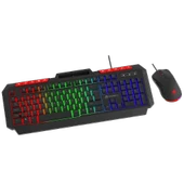 GameBooster KM-11B Knight Siyah Klavye Mouse Set thumbnail 3