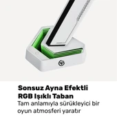 NPO STD93012LW Elysium  17"-45" Profesyonel Gaming RGB Amortisörlü VESA Tek Kol Monitör Tutucu thumbnail 3