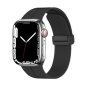 TechnoGuru Apple Watch 40mm Kordon Metal Tokalı Esnek Silikon KRD84 thumbnail 1