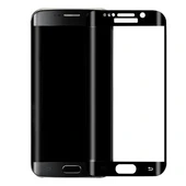 TechnoGuru Samsung Galaxy S6 Edge Ekran Koruyucu Kavislerin Tamamını Kapatır Pet Jelatin - 1