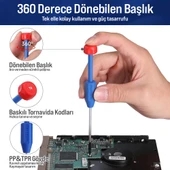 WORKPRO WP200531 12 Parça CR-V Elektronikçi Hassas Profesyonel Onarım Seti thumbnail 4