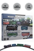 Pilli, Işıklı 14 Parça Oyuncak Tren SETİ - Track Car Model thumbnail 1