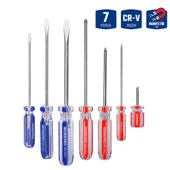 WORKPRO WP200533 7 Parça CR-V Manyetik Profesyonel Tornavida Seti thumbnail 1