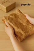 POŞETİFY Petek Dolgu Ambalaj Kağıdı 50cm x 25m | Esnek Kraft Paketleme ve Koruyucu Dolgu Kağıdı thumbnail 3