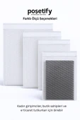 POŞETİFY Balonlu Şeffaf Kargo Poşeti 15x20 5 Cm | 80 gr Bantlı Patpatlı Kargo Poşeti | 10’lu E-ticaret Poşeti thumbnail 5