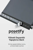 POŞETİFY Cepsiz Kargo Poşeti 50X60+5 cm | 50 Adet | E-Ticaret Poşeti | Gri | Yapışkan Bantlı Kargo Zarfı thumbnail 5