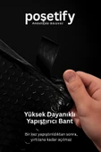 POŞETİFY Balonlu Siyah Kargo Poşeti 10x15+5 cm | 140 gr Bantlı Patpatlı Kargo Poşeti | 10’li E-Ticaret Poşeti thumbnail 6