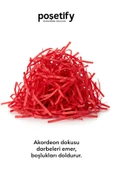 POŞETİFY Premium Kırpık Kâğıt Dolgu – 250 gr | Kırmızı | Estetik Ambalaj | Koruyucu Paketleme Kâğıdı thumbnail 6