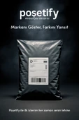 POŞETİFY Cepsiz Kargo Poşeti 30x37x5 cm | 200 Adet | E-Ticaret Poşeti | Gri | Yapışkan Bantlı Kargo Zarfı thumbnail 2
