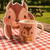 Tohana Sincap Figürlü Porselen Kupa - 1