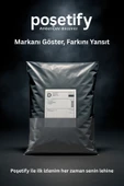 POŞETİFY Cepli Kargo Poşeti 45x55x5 cm | 50 Adet | E-Ticaret Poşeti | Gri | Yapışkan Bantlı Kargo Zarfı thumbnail 2