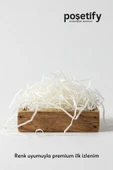 POŞETİFY Premium Kırpık Kâğıt Dolgu – 500 gr | Beyaz | Estetik Ambalaj | Koruyucu Paketleme Kâğıdı thumbnail 2