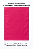 POŞETİFY Pembe Cepsiz Kargo Poşeti 35X50x5 cm | 50 Adet | E-Ticaret Poşeti | Yapışkan Bantlı Kargo Zarfı thumbnail 4