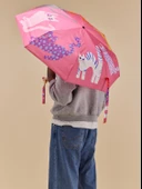 Original Duckhead Duck Kompakt Şemsiye Arty Cats Fuschia thumbnail 6