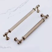 Nesil Çizgili Bronz Metal Kulp 320 mm Mobilya Çekmece Mutfak Dolabı Dolap Kulpları Kulpu Kulpları thumbnail 1