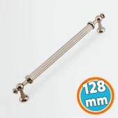 Mobilya Çekmece Mutfak Dolabı Dolap Kulpları Kulpu Kulpları Çizgili Bronz Metal Kulp 128 mm thumbnail 1