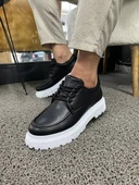 KB-X6 Kuback Siyah Cilt Günlük Erkek Ayakkabı thumbnail 1