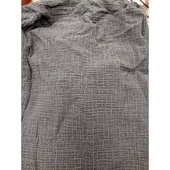 1 Adet Tekli Kotuk Örtüsü Jakarlı Streç Kaplama-Antrasit thumbnail 1