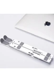 Ayarlı Laptop Macbook Uyumlu Notebook Yükseltici Tutucu Stand Alüminyum thumbnail 5