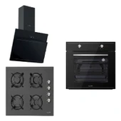 Silverline Luno Siyah Ankastre Set ( F6501B04 - LC5335B01 - 3462 ) thumbnail 1