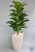 BİÇİÇEK Yapay Difenbahya Ağacı 210 cm Lux Dış Mekan Saksıda thumbnail 7