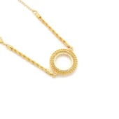 Yarım Altın Çerçeve Bileklik Çelik Altın Kaplama Burgu Model BLK-1079 thumbnail 1