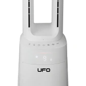 UFO Kule Tipi Kanatsız Vantilatör ve HEPA H13 Filtreli Hava Temizleyici, 36W, 10 Hız Kademesi, Enerji Tasarruflu Tasarım thumbnail 2