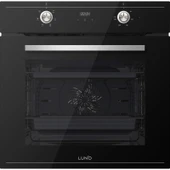 Luno Ankastre Siyah Set (3420B90CM Davlumbaz + 6502B Fırın + CS5365 Ocak 75CM) thumbnail 3