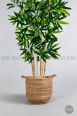BİÇİÇEK Yapay Bambu Ağacı 6 dallı 150 cm yoğun yapraklı thumbnail 7