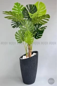 BİÇİÇEK Yapay Monstera Ağacı 200 cm lux dış mekan saksıda thumbnail 1