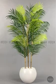 BİÇİÇEK 120cm Areka Ağacı 24 yapraklı Küre Saksıda thumbnail 1