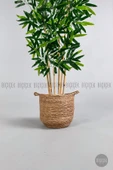 BİÇİÇEK Yapay Bambu Ağacı 6 dallı 150 cm yoğun yapraklı thumbnail 8