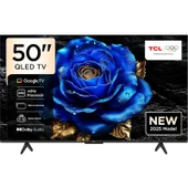 TCL 50T6C  50" 127 Ekran Uydu Alıcılı 4K Ultra HD Google QLED TV thumbnail 1