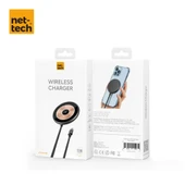Nettech NT-WCH06 PD Magsafe 15W Kablosuz Wireless Şarj NT-WCH06 thumbnail 7