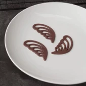 Silikon Kanat Şeklinde Çikolata ve Şeker Kalıbı 10 Lu thumbnail 4