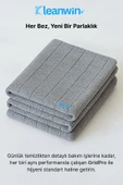Kleanwin GridPro 3’lü Mikrofiber Mutfak Bezi 40x40 cm – Çok Amaçlı İz Bırakmayan Temizlik Bezi thumbnail 6
