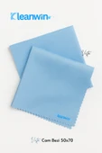 Kleanwin Vista 2’li Mikrofiber Cam Bezi Seti 50x70 cm, 200 GSM | Açık Mavi Renk Araç ve Ev Cam Temizlik Bezi thumbnail 2