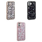 Apple iPhone 16 Kılıf Taşlı ve Simli Tasarım Zore Azra Kapak thumbnail 8