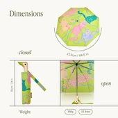 Original Duckhead Duck Kompakt Şemsiye Arty Cats Lime thumbnail 6