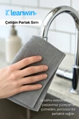 Kleanwin GridPro 3’lü Mikrofiber Mutfak Bezi 40x40 cm – Çok Amaçlı İz Bırakmayan Temizlik Bezi thumbnail 4
