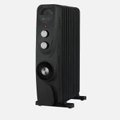 Dijitsu DYR30 11 Dilim Siyah Turbo Fanlı Yağlı Radyatör thumbnail 2