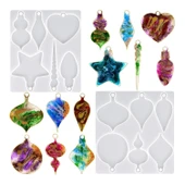 Epoksi Noel Dekorasyon Süsleri Silikon Kalıbı 12 Li (2 Parça) thumbnail 1