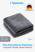 Kleanwin Angora Mikrofiber Bez 50x70 cm 350 GSM | Oto Kurulama Havlusu,Araç Yıkama,Cam ve Kurulama Bezi thumbnail 1