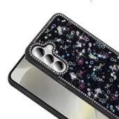 Galaxy A55 Kılıf Taşlı ve Simli Tasarım Zore Azra Kapak thumbnail 5