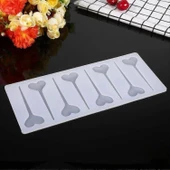 Silikon Kalp Şeklinde Kek Pasta Süsleme Çubuğu Kalıbı 8 Li thumbnail 4