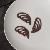 Silikon Kanat Şeklinde Çikolata ve Şeker Kalıbı 10 Lu thumbnail 3