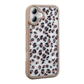 Apple iPhone 16 Plus Kılıf Taşlı ve Simli Tasarım Zore Azra Kapak thumbnail 3