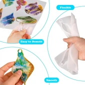 Epoksi Noel Dekorasyon Süsleri Silikon Kalıbı 12 Li (2 Parça) thumbnail 3